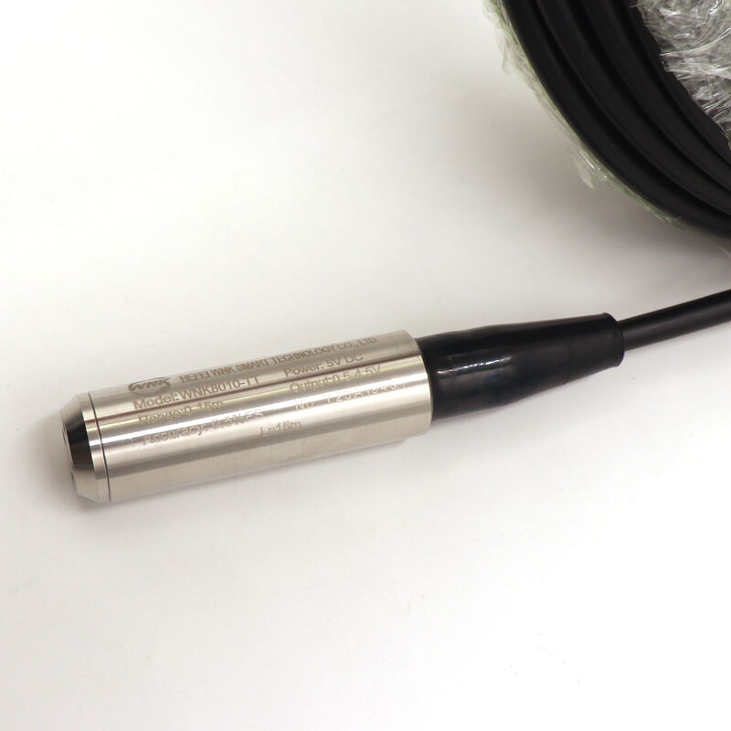 4-20mA 0-10V RS485 Ausgang Flüssigwasserstandssensor 500m Bohrloch Kraftstoff Tauchwasserstandssender